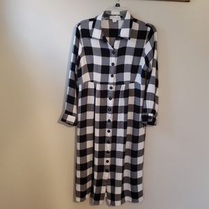 Coldwater Creek Buffalo plaid Dress